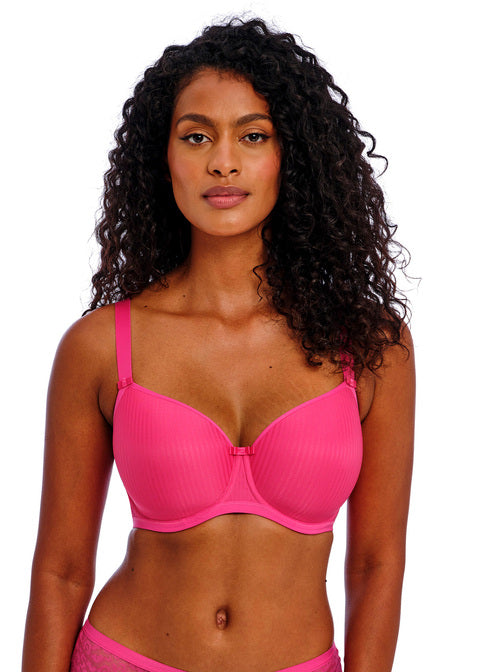 Idol Hot Pink Uw moulded Balcony T-shirt Bra