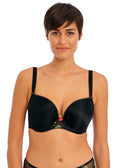 Rose Blossom Black Uw Moulded Plunge T-shirt Bra