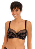 Offbeat Decadence Black Uw Side Support Bra