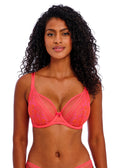 Sydnie Strawberry Ice Uw High Apex Plunge Bra