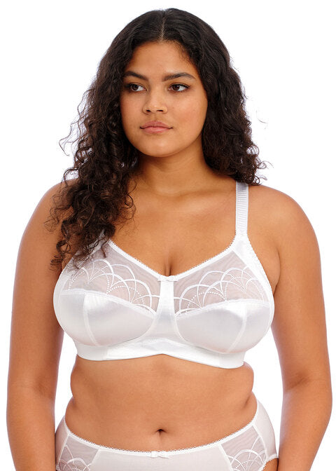 Cate White Non Wired Bra