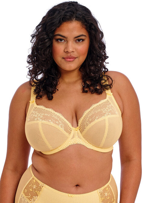 Charley Lemon Fizz Uw Plunge Bra - Stretch