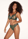 Loveland Deep Emerald Uw Plunge Bra