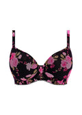 Rose Blossom Black Rose Uw Moulded Plunge T-shirt Bra