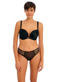 Rose Blossom Black Uw Moulded Plunge T-shirt Bra