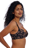 Offbeat Decadence Black Uw Side Support Bra