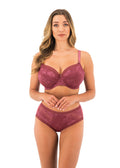 Fusion Lace Rosewood Uw Full Cup Side Support Bra