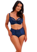 Fusion Lace French Navy Uw Padded Plunge Bra