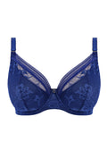 Fusion Lace French Navy Uw Padded Plunge Bra