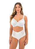 Illusion White High Waist Brief