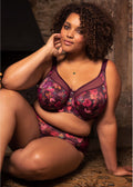 Kayla Plum Rose Uw Banded Bra