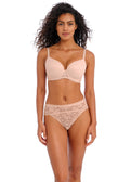 Offbeat Natural Beige Uw Moulded Demi T-shirt Bra