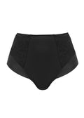 Illusion Black High Waist Brief