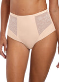 Illusion Natural Beige High Waist Brief