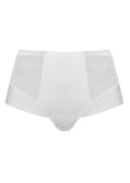 Illusion White High Waist Brief