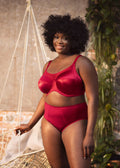 Keira Crimson Uw Full Cup Bra