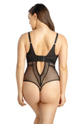 Mia Dot Wire Free Padded Mesh Bodysuit