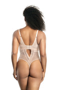 Mia Dot Wire Free Padded Mesh Bodysuit