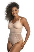 Mia Dot Wire Free Padded Mesh Bodysuit