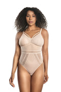 Mia Dot Wire Free Padded Mesh Bodysuit