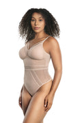 Mia Dot Wire Free Padded Mesh Bodysuit