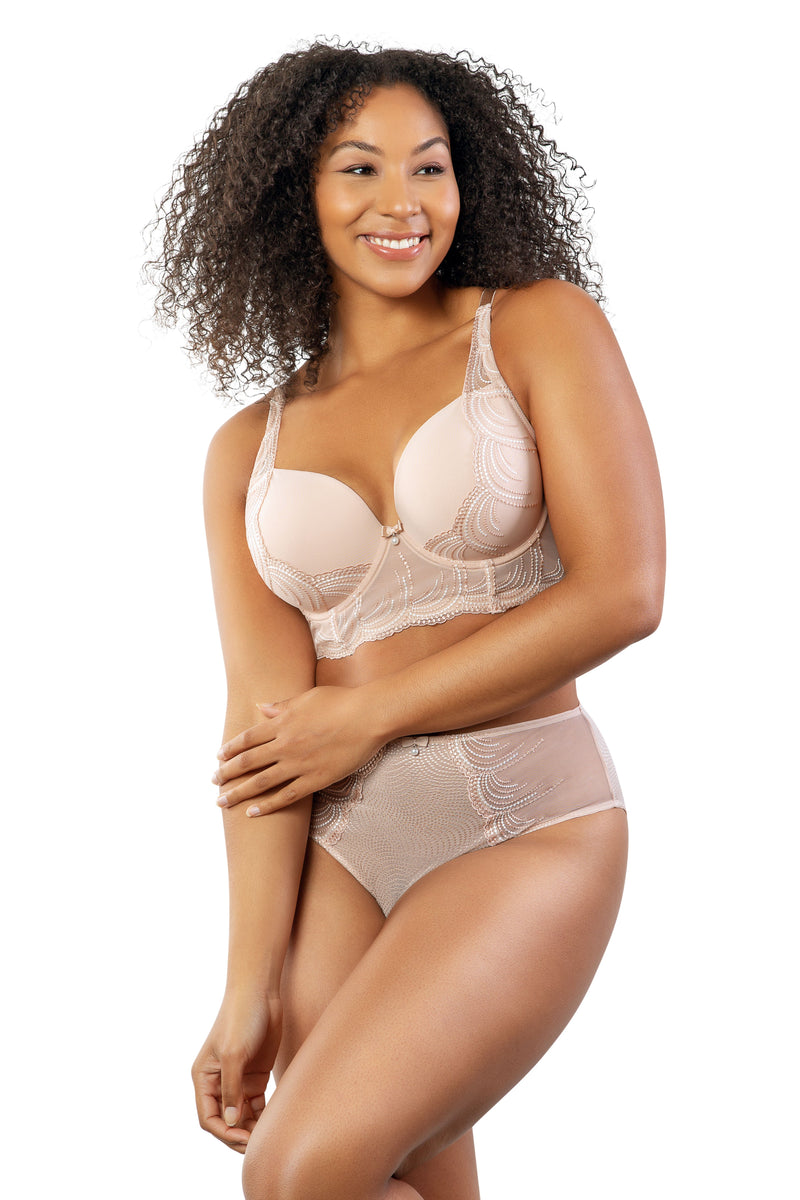 Pearl Longline plunge Bra